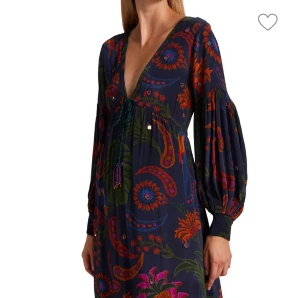Farm Rio Tropical Tapestry Maxi Dress